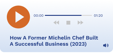 How a Former Michelin Chef Built a Successful Business