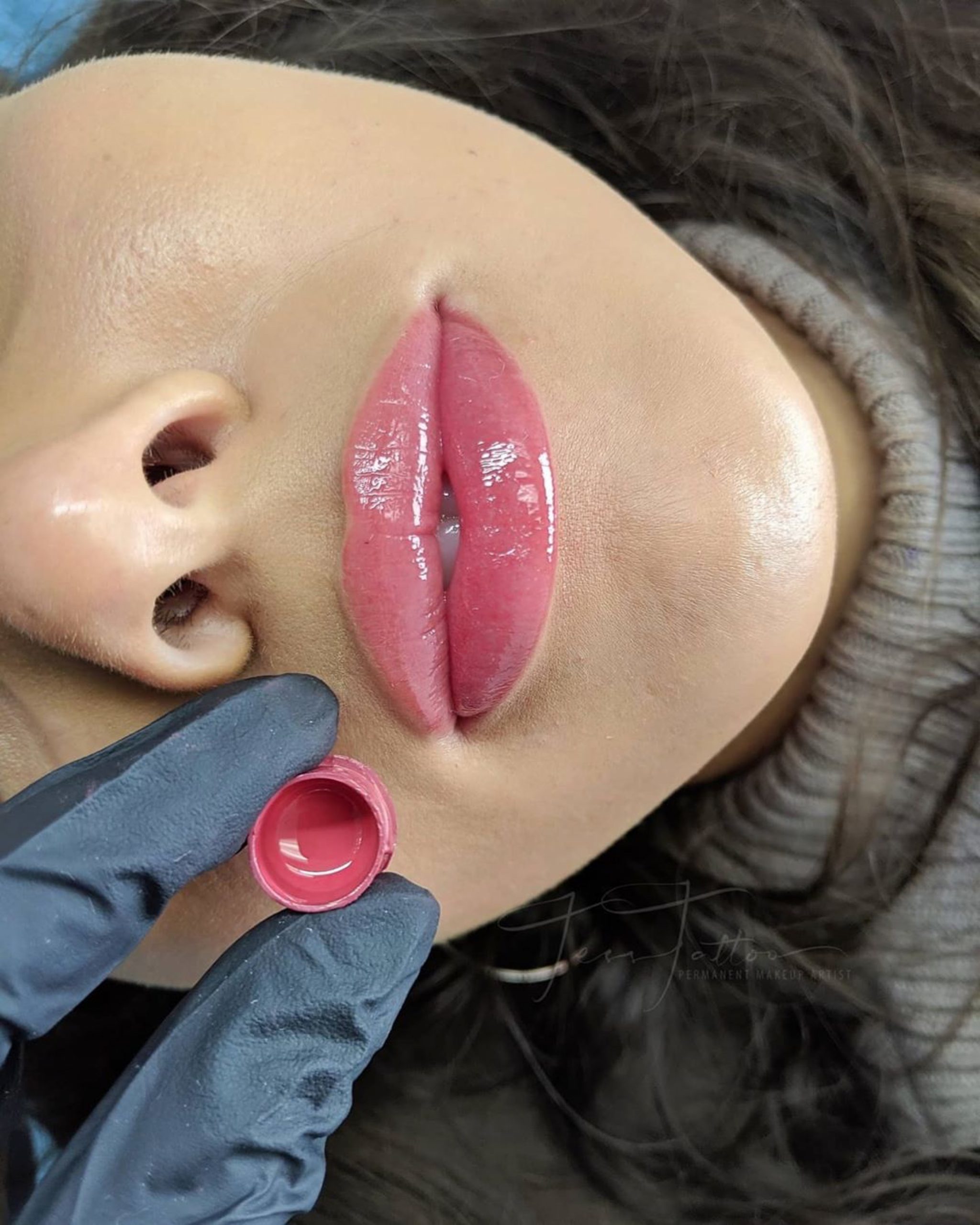 Lip blush result