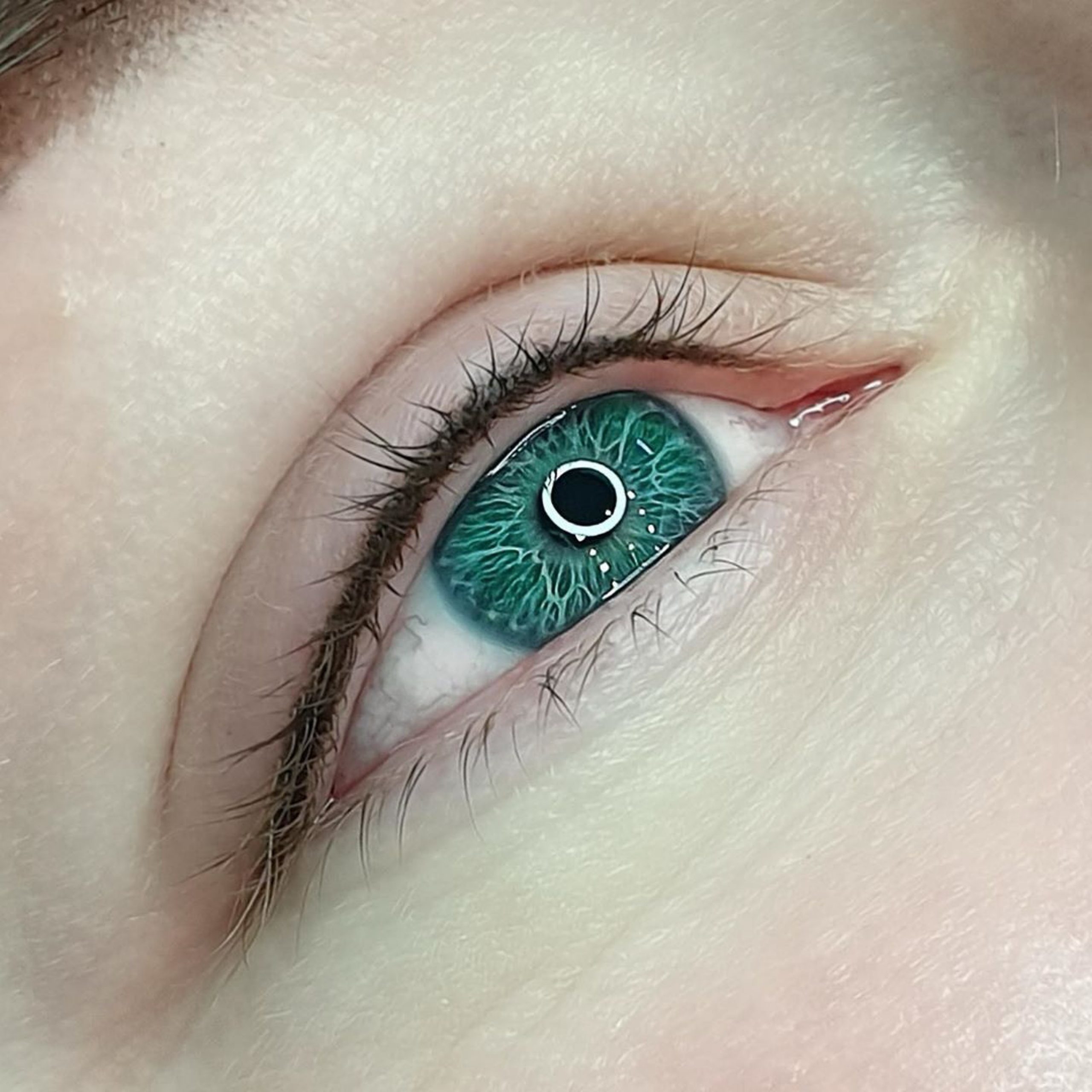 Permanent eyeliner client result