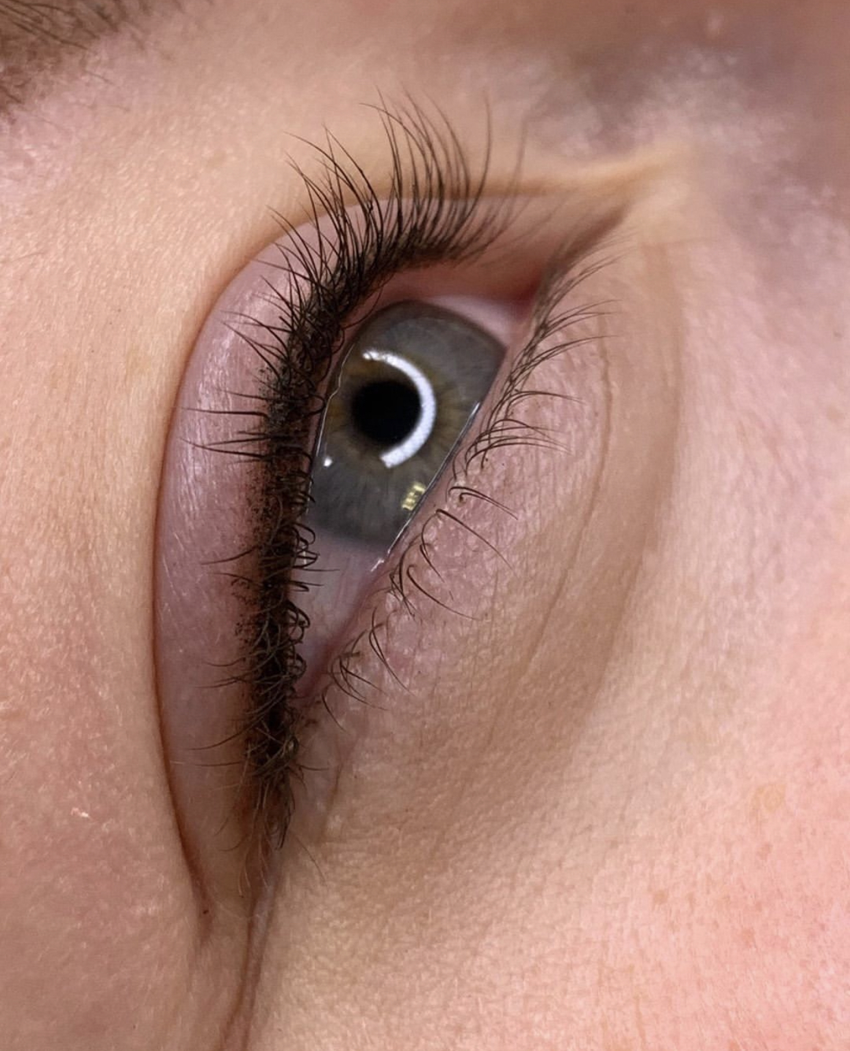 Permanent eyeliner client result