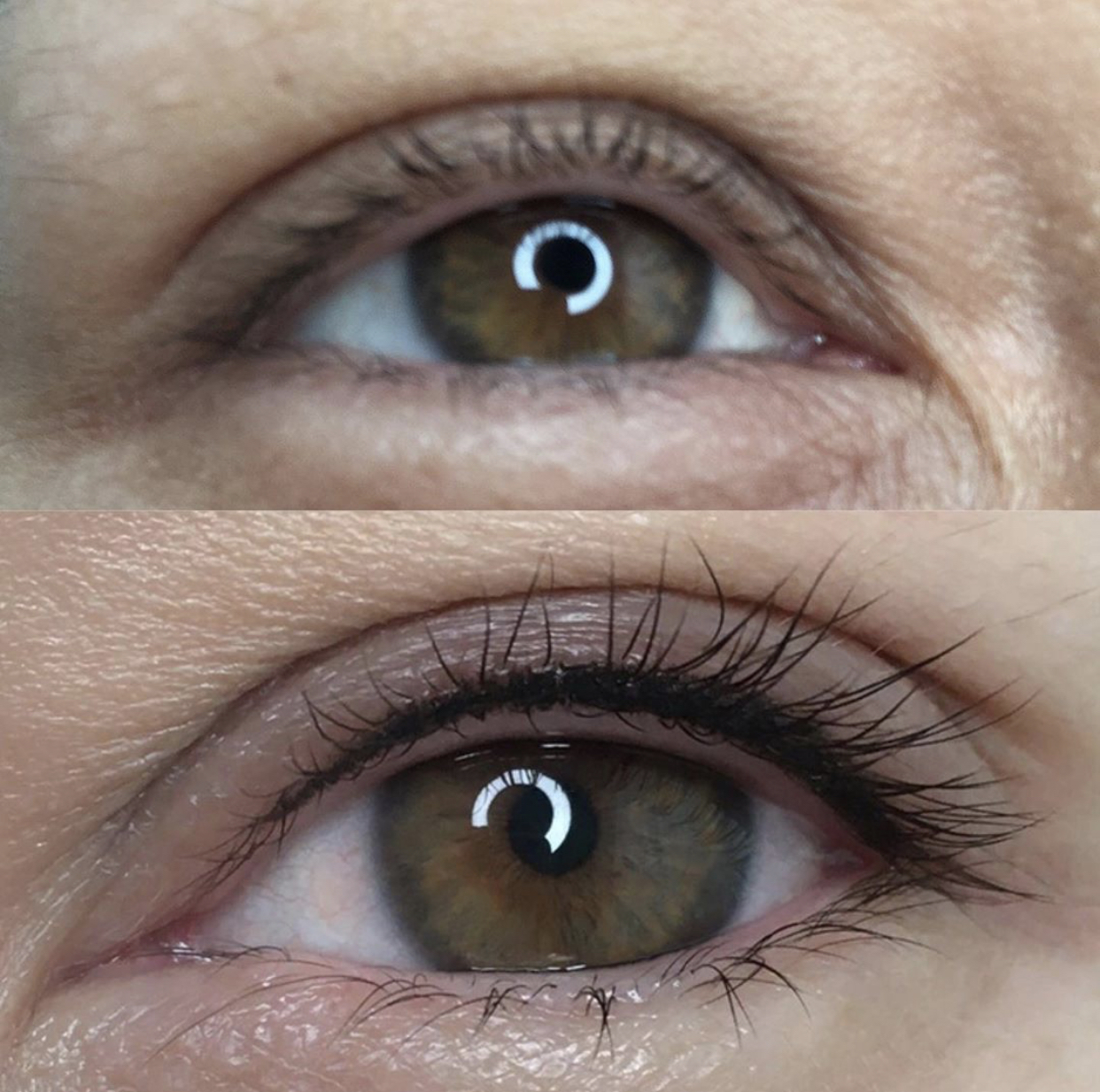 Permanent eyeliner client result