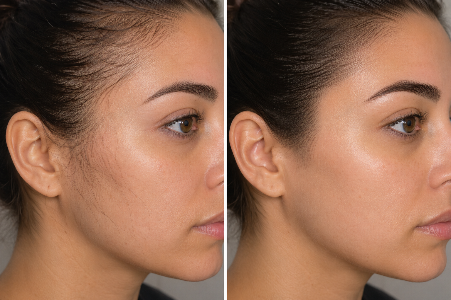 Before dermaplaning