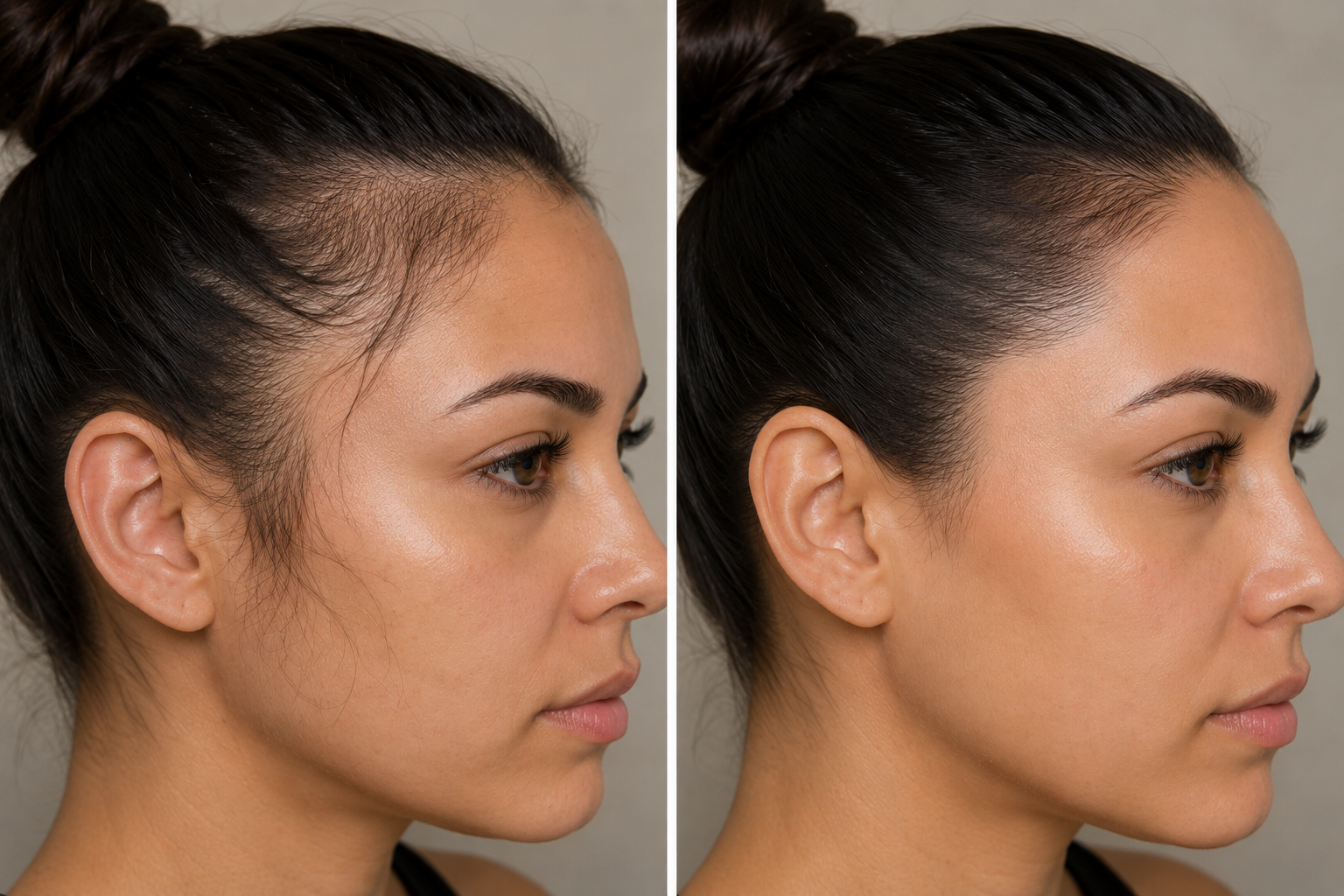 After dermaplaning