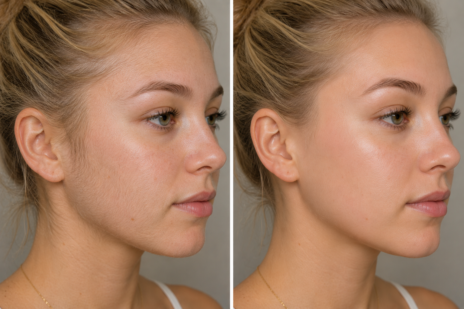 Before dermaplaning