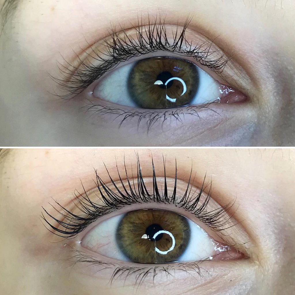Natural lashes lifted at Nu Way Beauty
