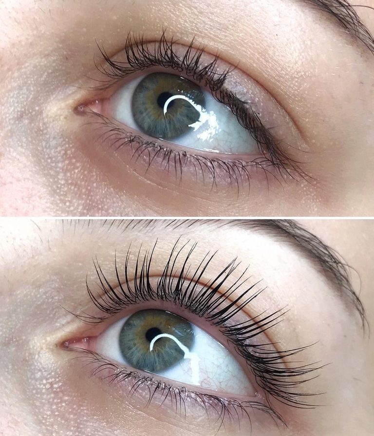 Lash lift result three