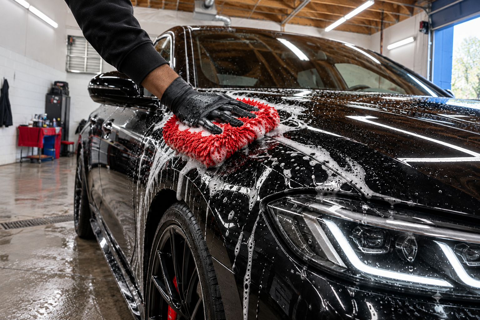 Exterior decontamination and polishing