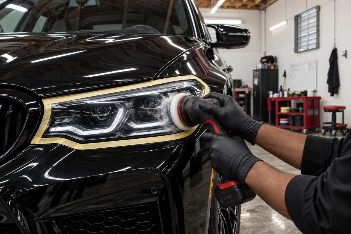 Headlight polishing