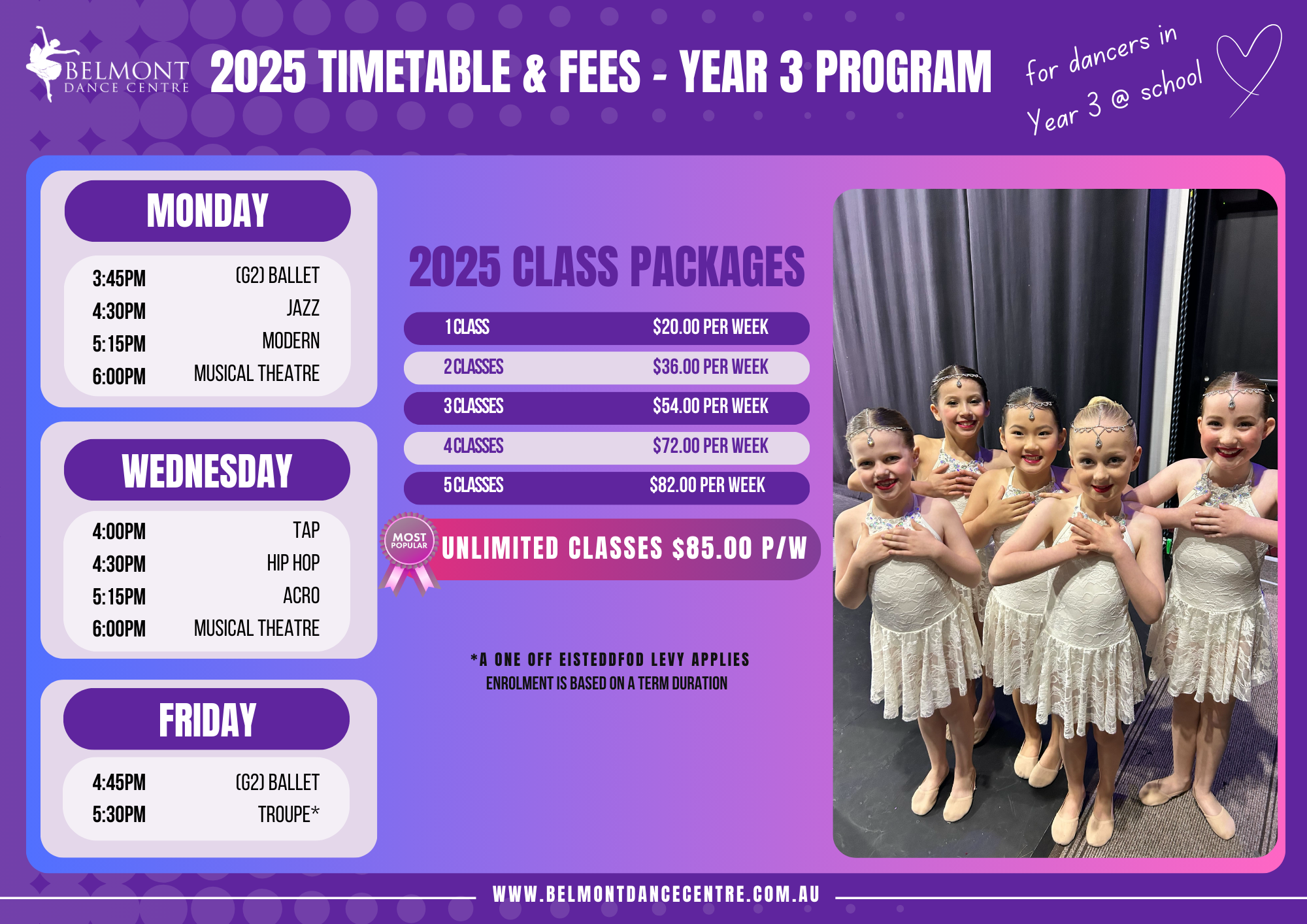 Friendships blossoming at Belmont Dance Centre in Belmont, NSW. Young dancers sharing smiles and creating lasting bonds in our inclusive and joyful dance classes!