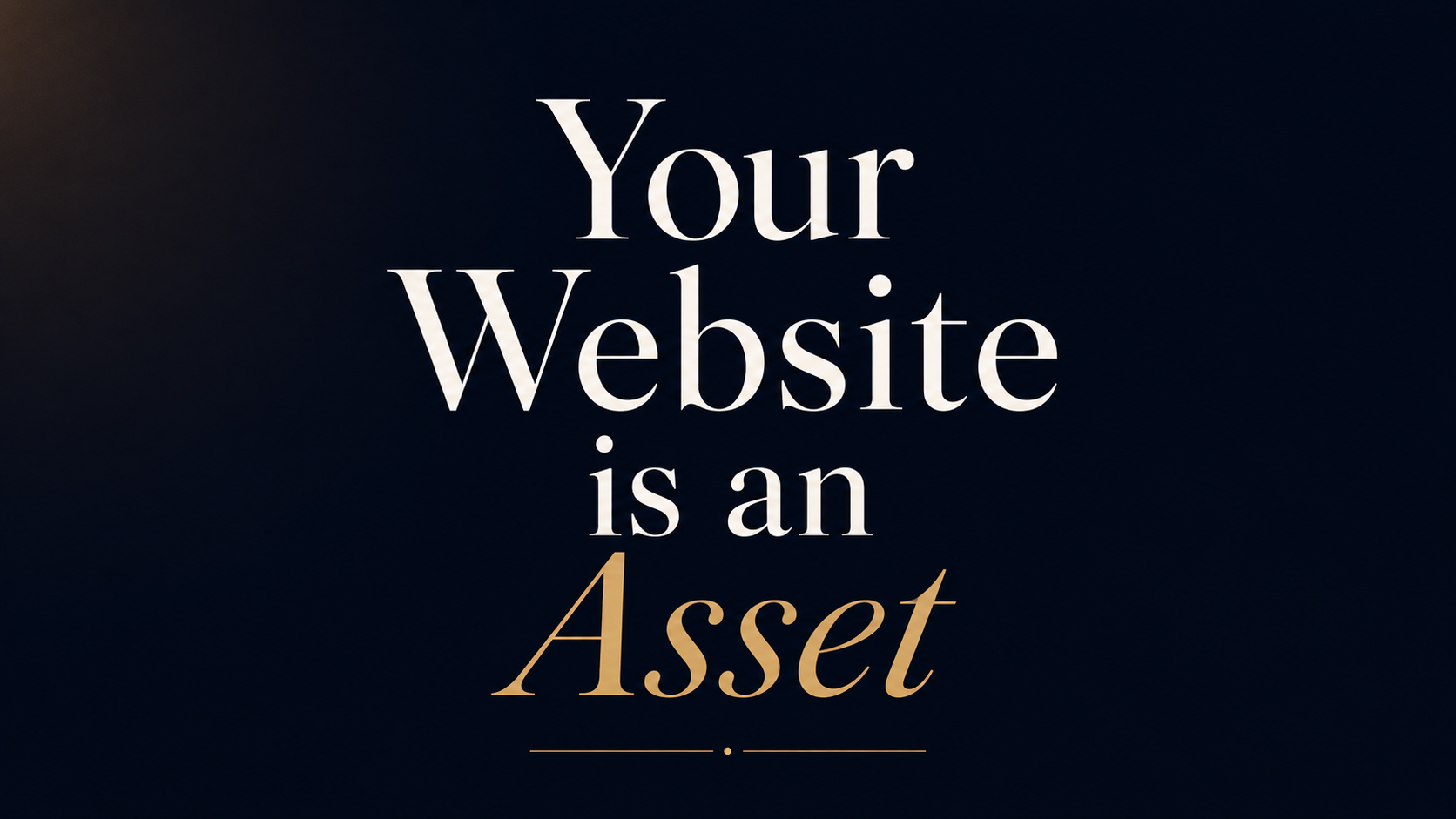 Why your website is the only marketing asset that actually compounds