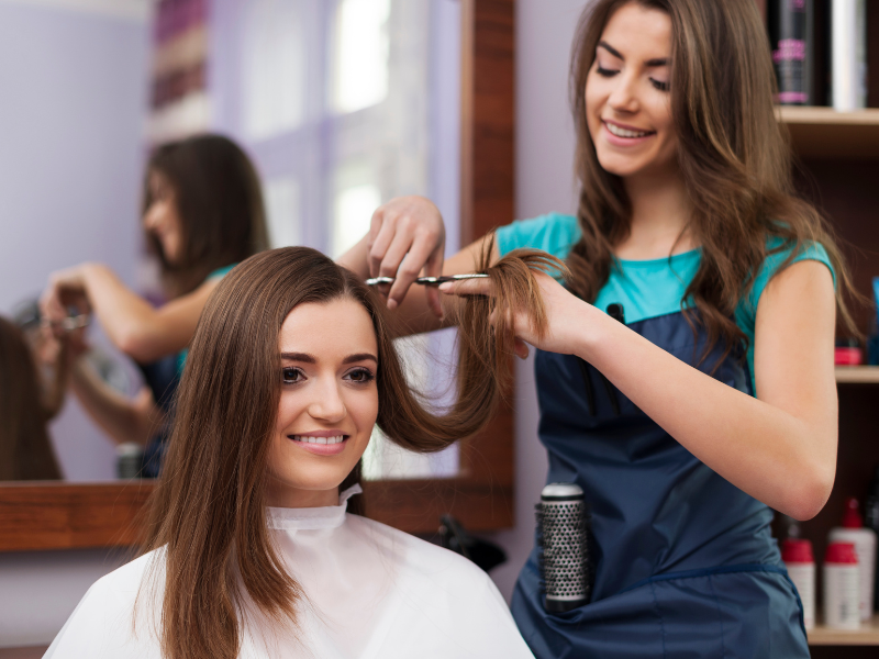 Hair salon website design and marketing