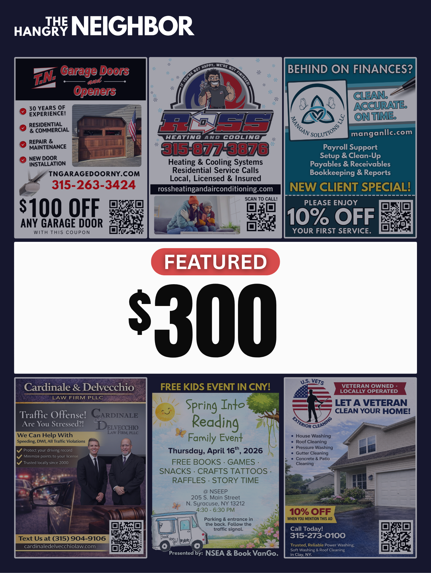 Sample postcard back