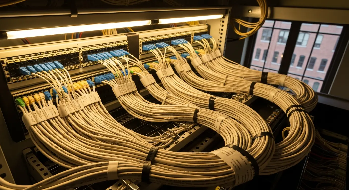 Structured cabling installation
