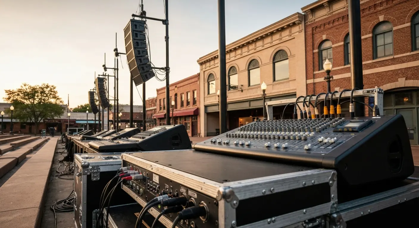 Professional venue sound system