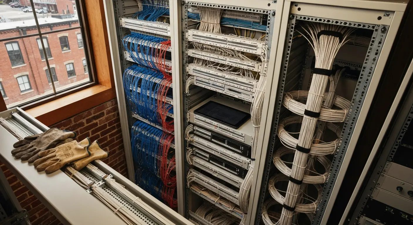 Structured cabling installation