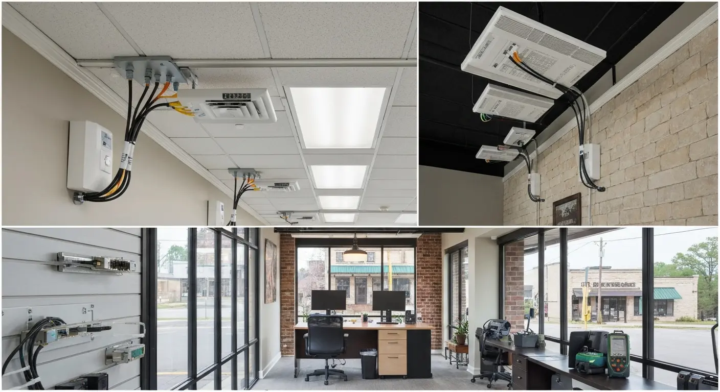 Commercial Wi-Fi installation in Hohenwald downtown