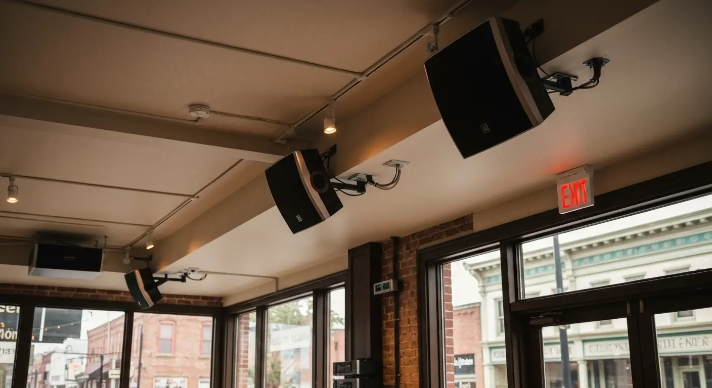 Retail audio installation