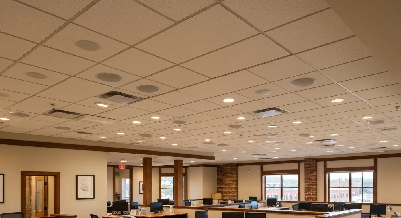 Sound masking system installation