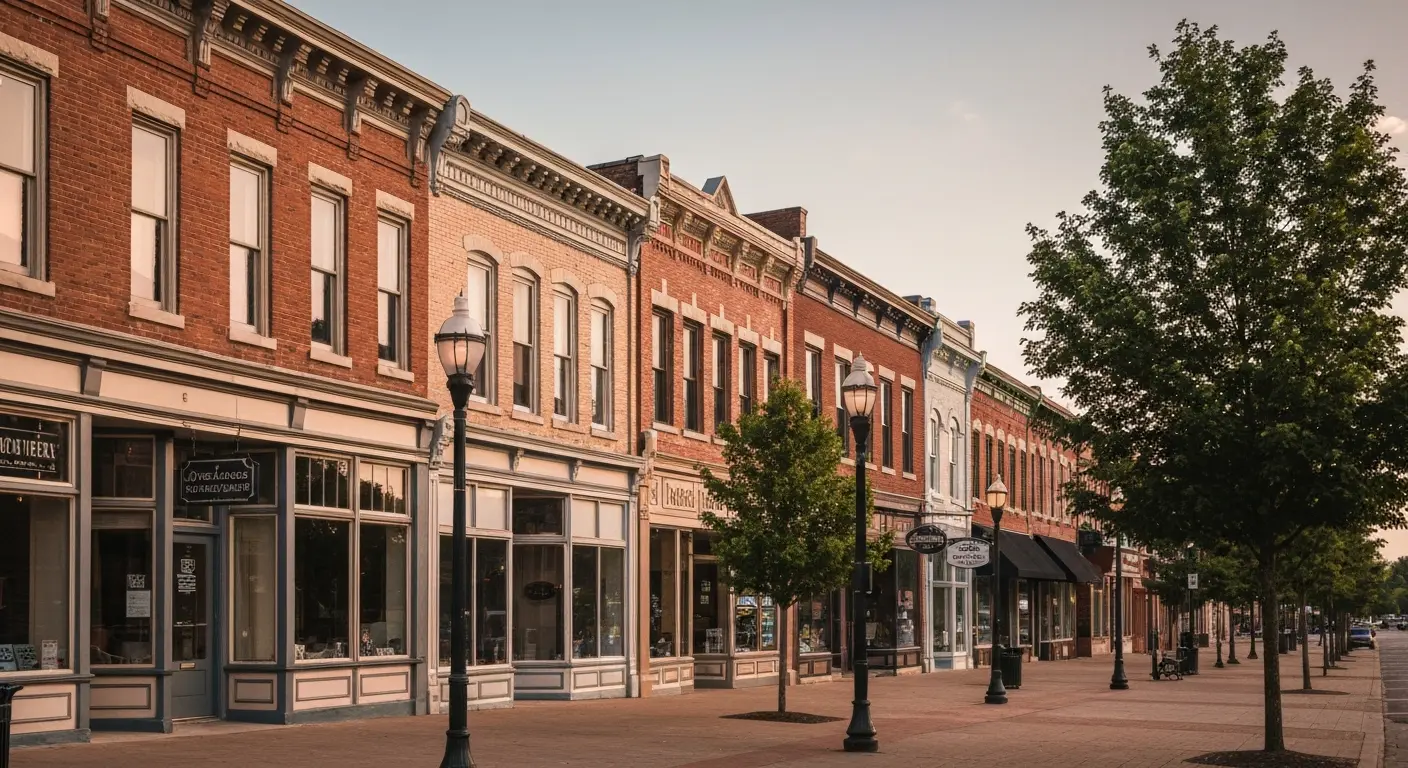 Historic Lawrenceburg downtown square