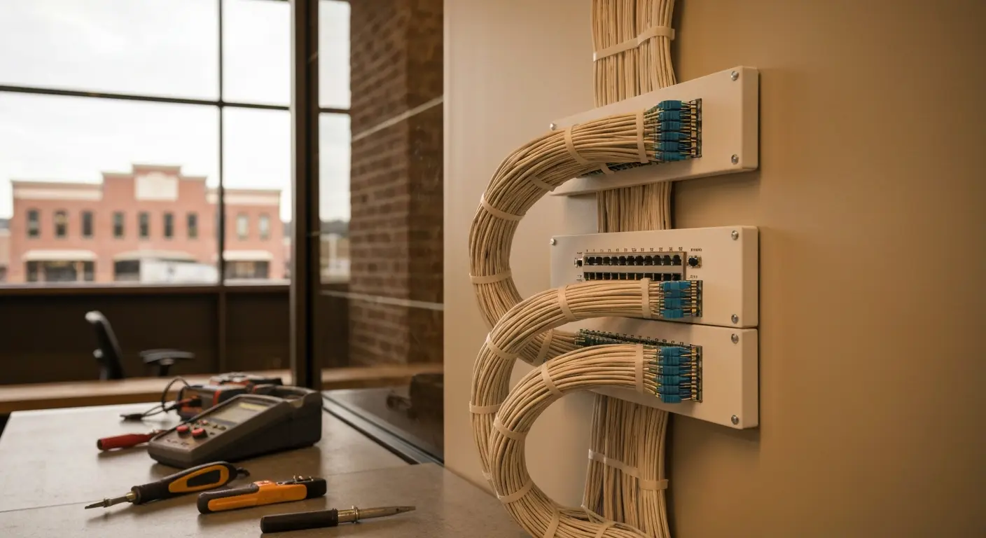 Voice and data cabling