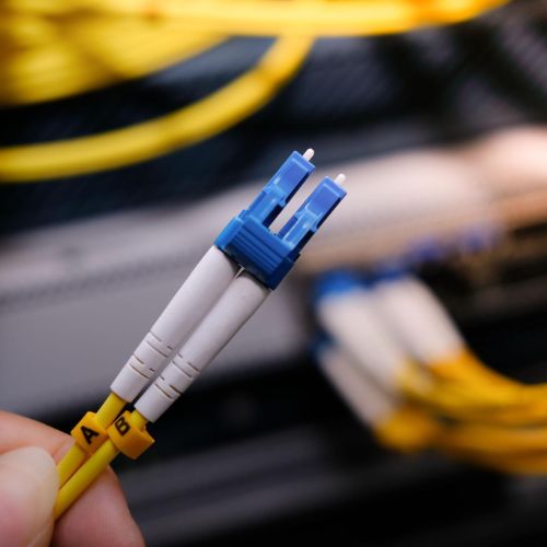 Fiber optic cabling installation
