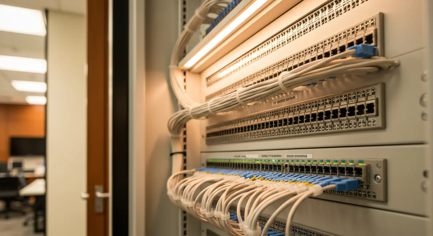 Network patch panel and infrastructure