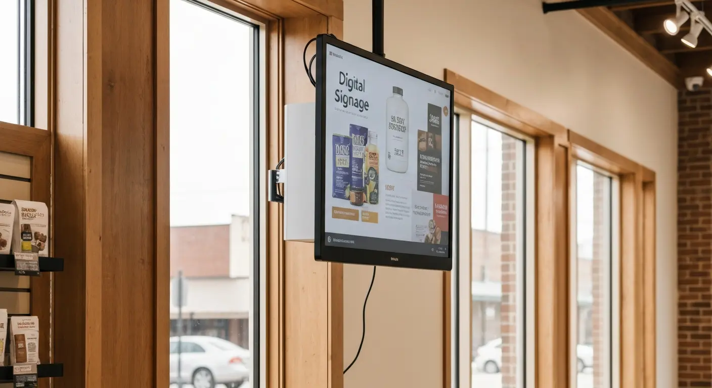 Digital signage for retail