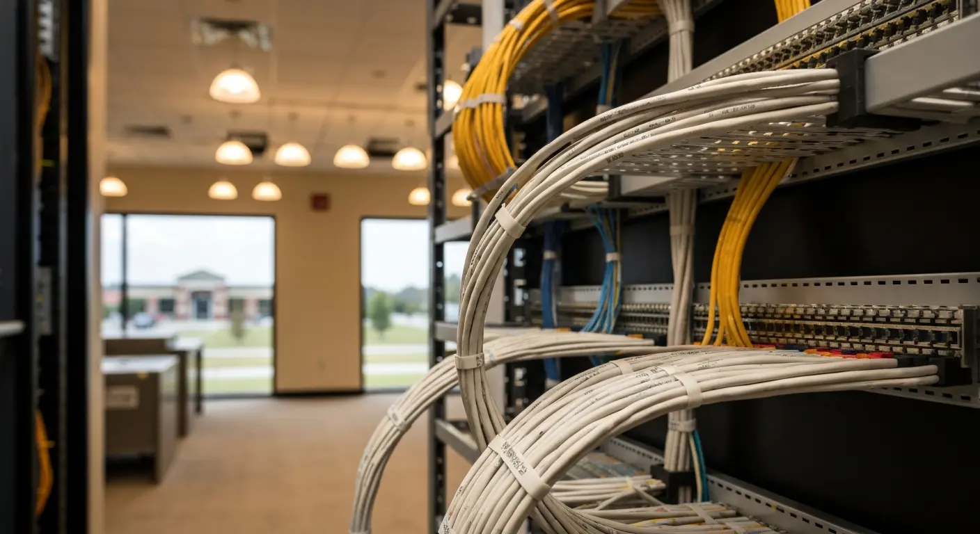 Commercial data center cabling