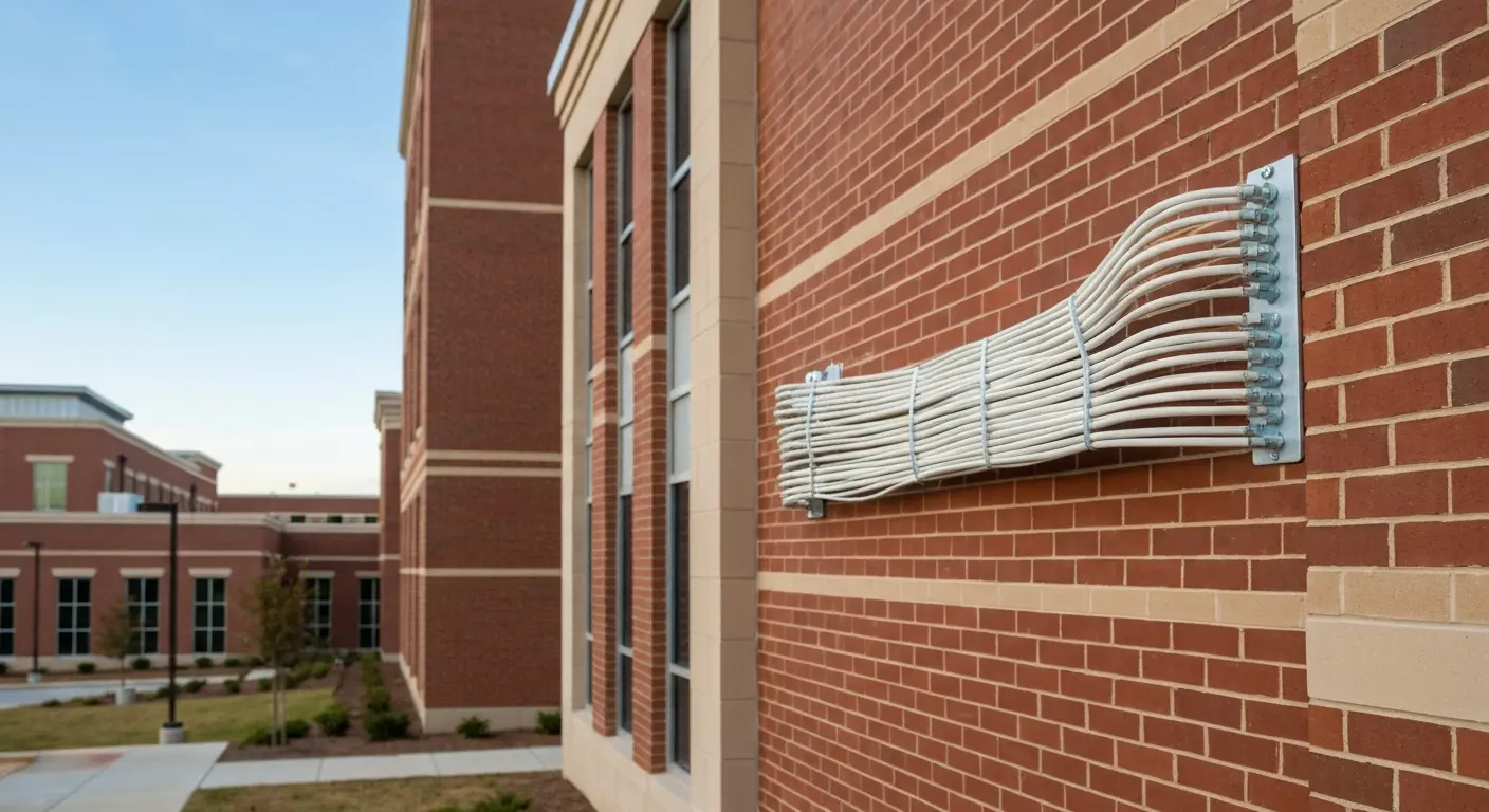 Fiber optic backbone cabling