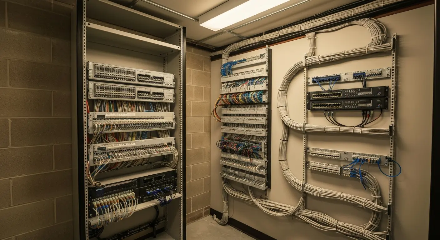 Data closet configuration