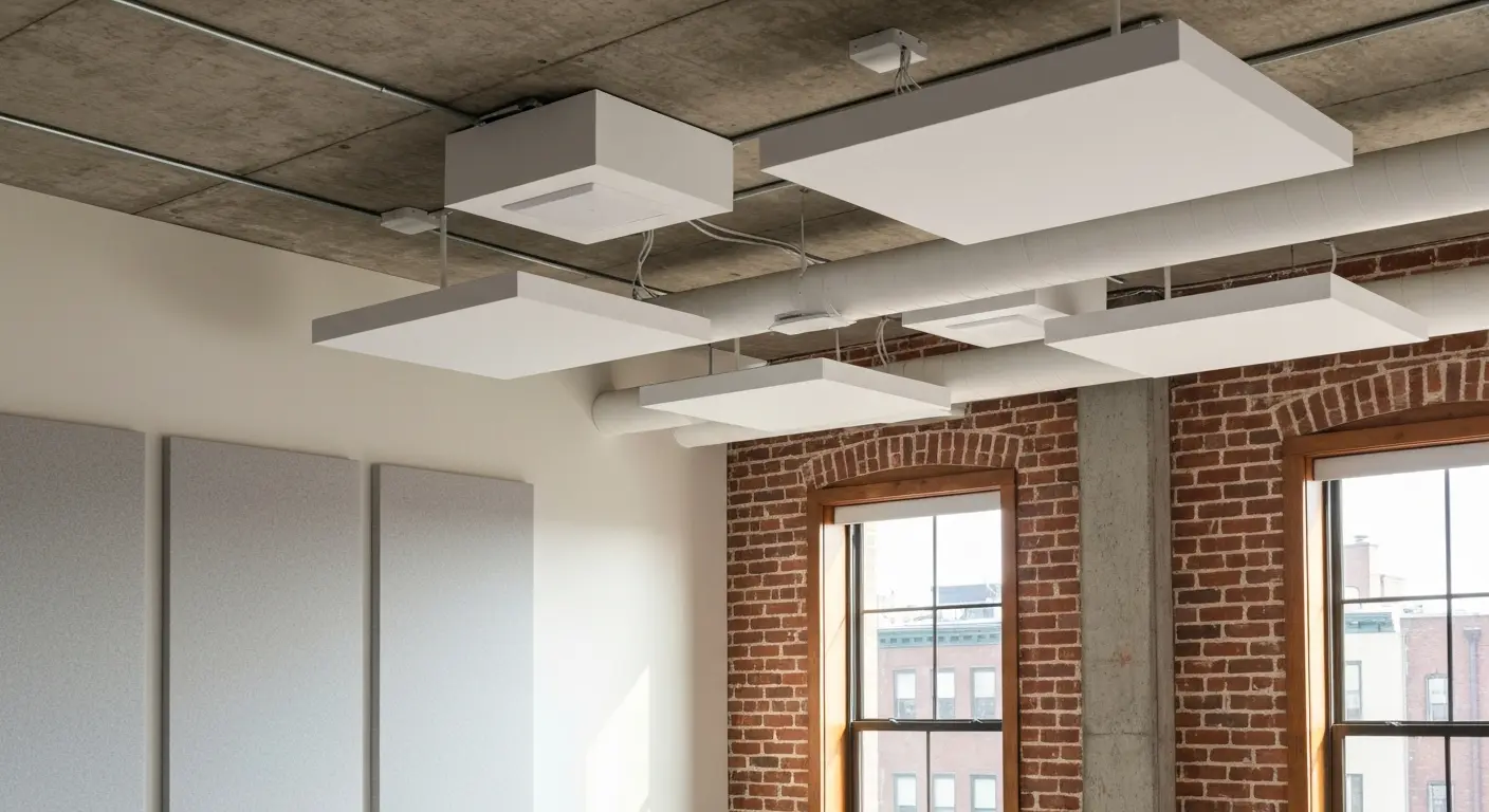 Sound masking system installation