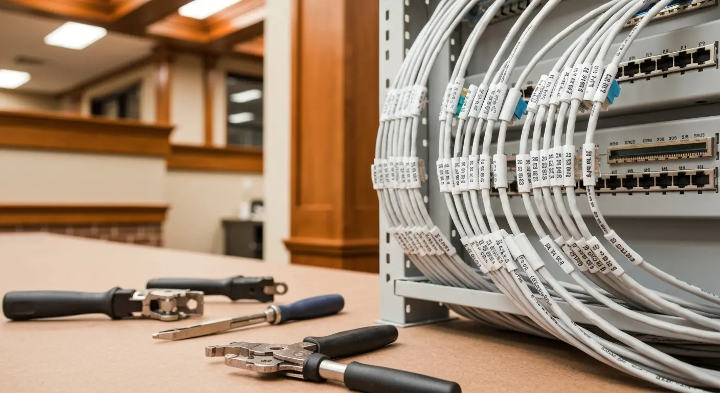 Cat5e and Cat6 cabling installation