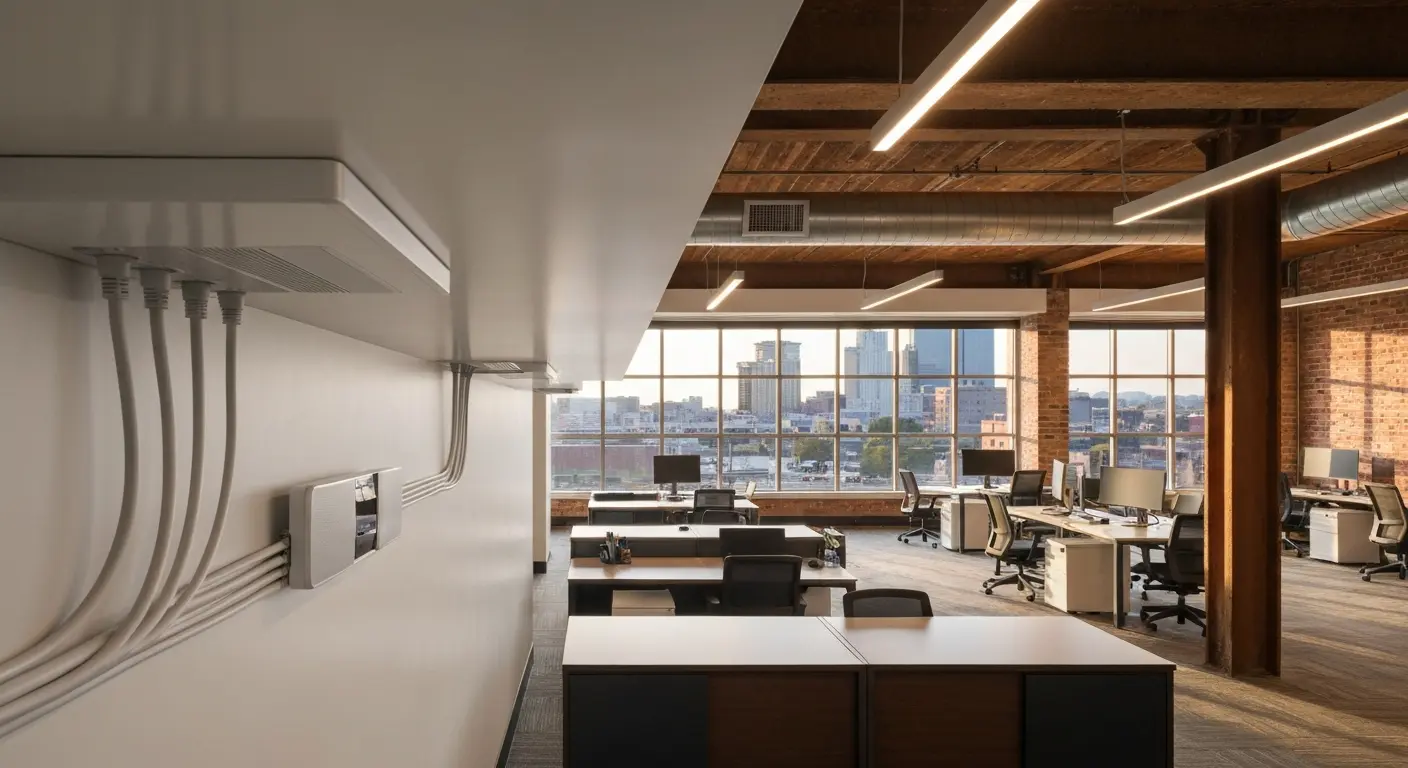 Commercial office Wi-Fi design