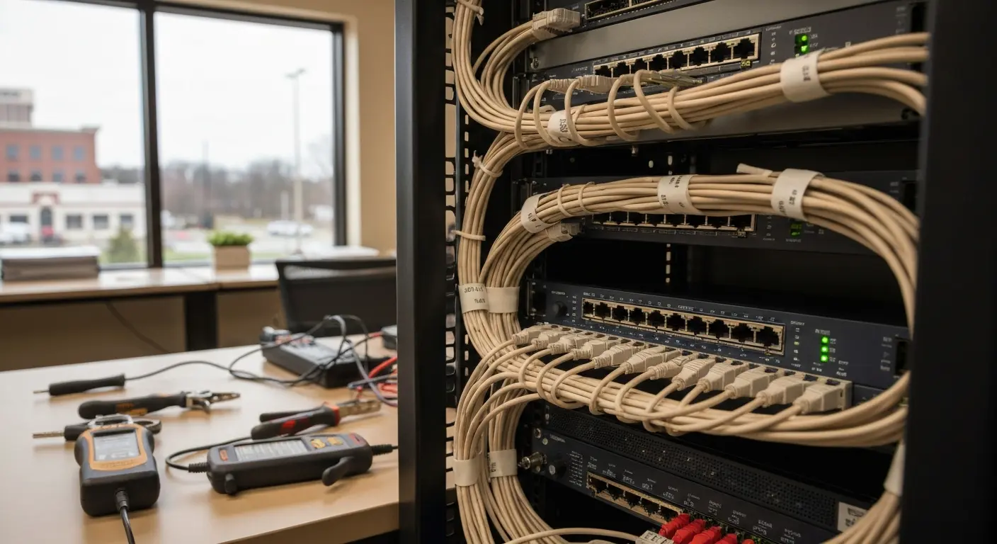 Network maintenance and infrastructure upgrades for Clarksville businesses