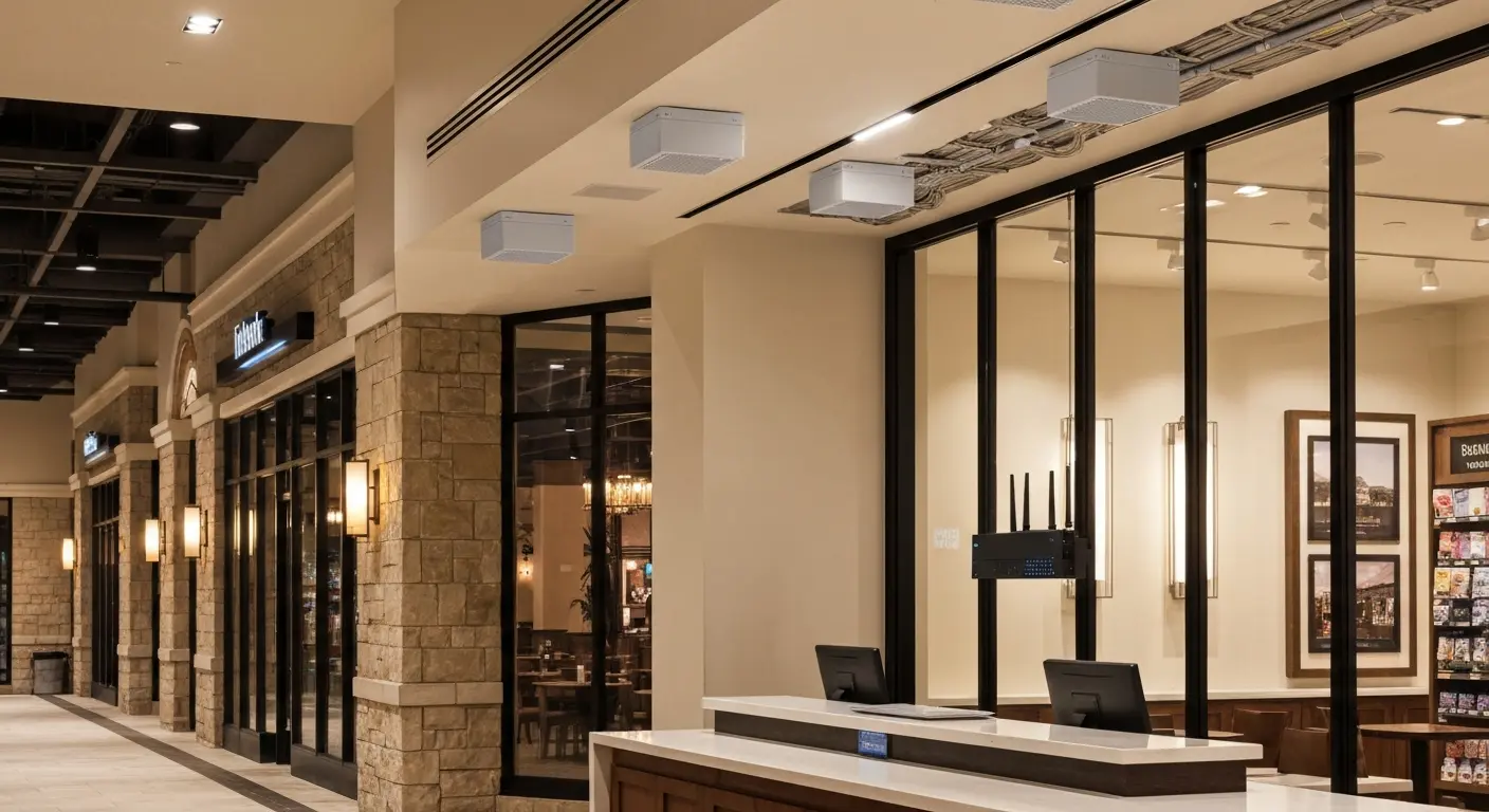 Retail and mixed-use Wi-Fi network