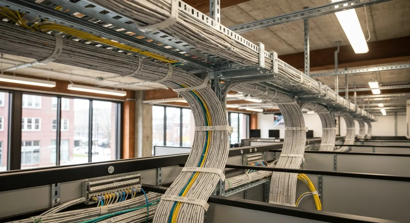 Structured cabling installation