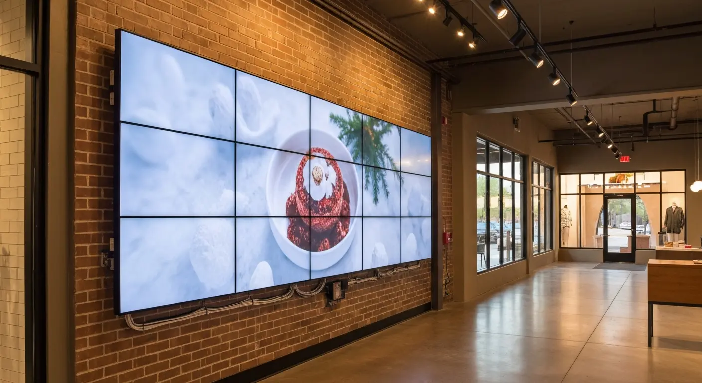 Video wall installation