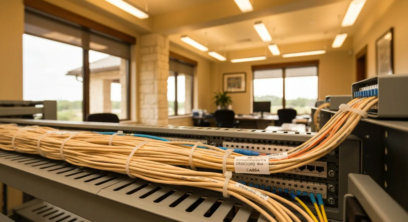 Structured cabling installation