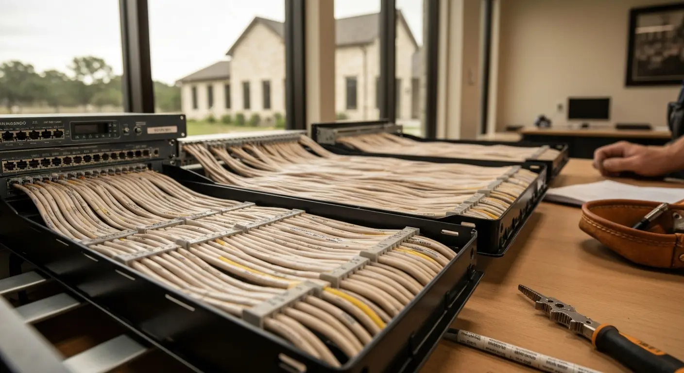 Data cabling installation