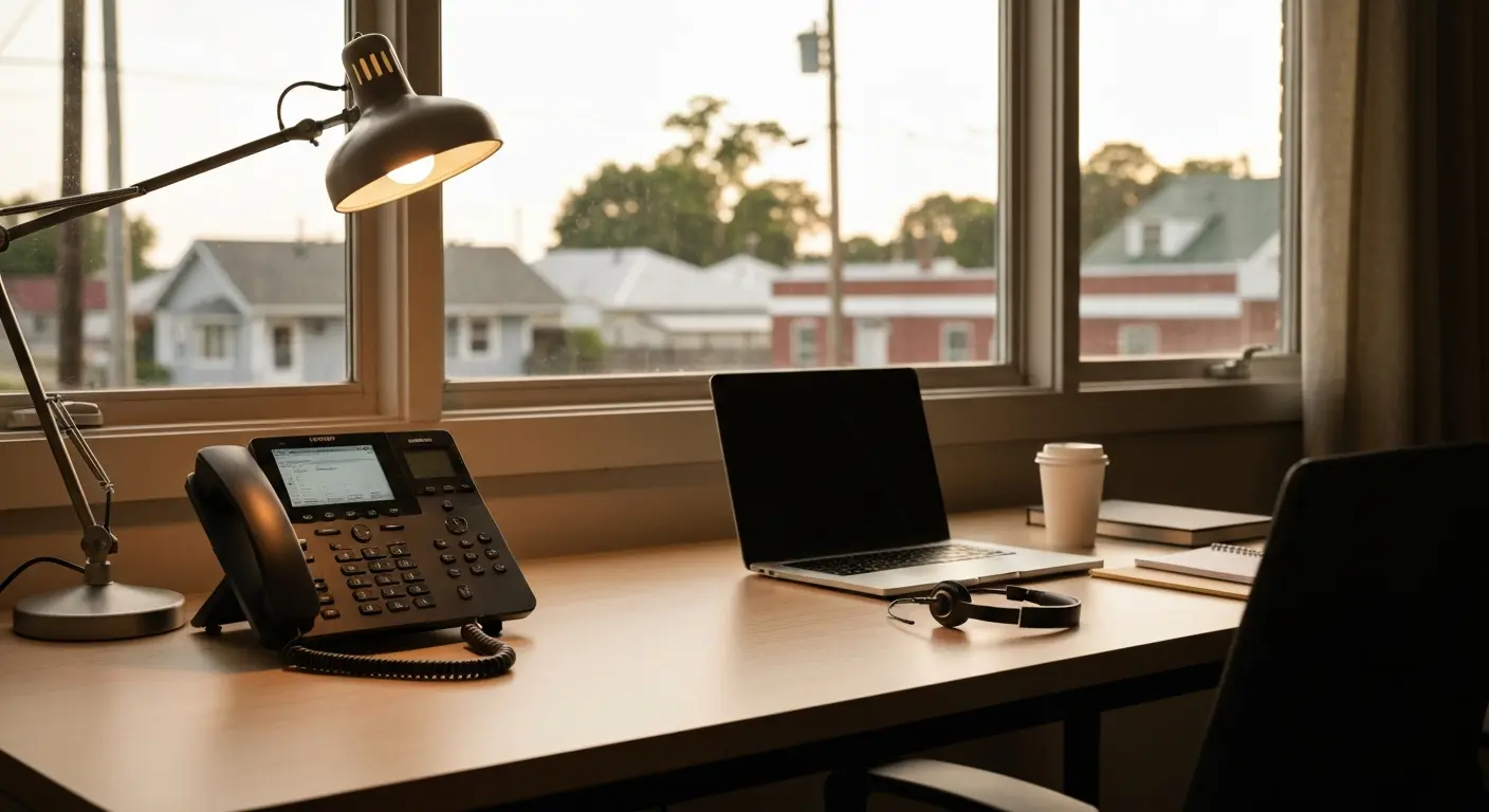 Remote work VoIP setup