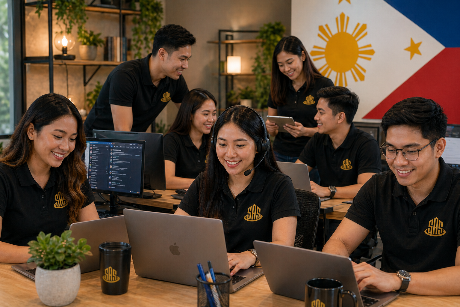 Filipino virtual assistant using AI tools