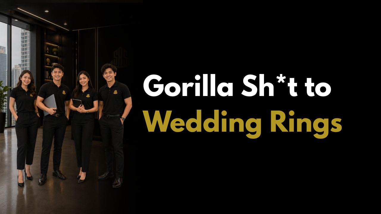 Gorilla Sh*t to Wedding Rings