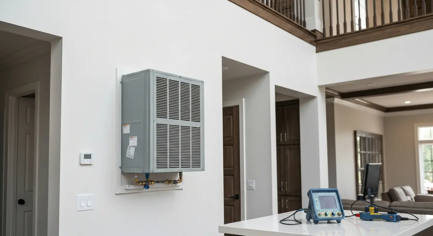 New HVAC system installation