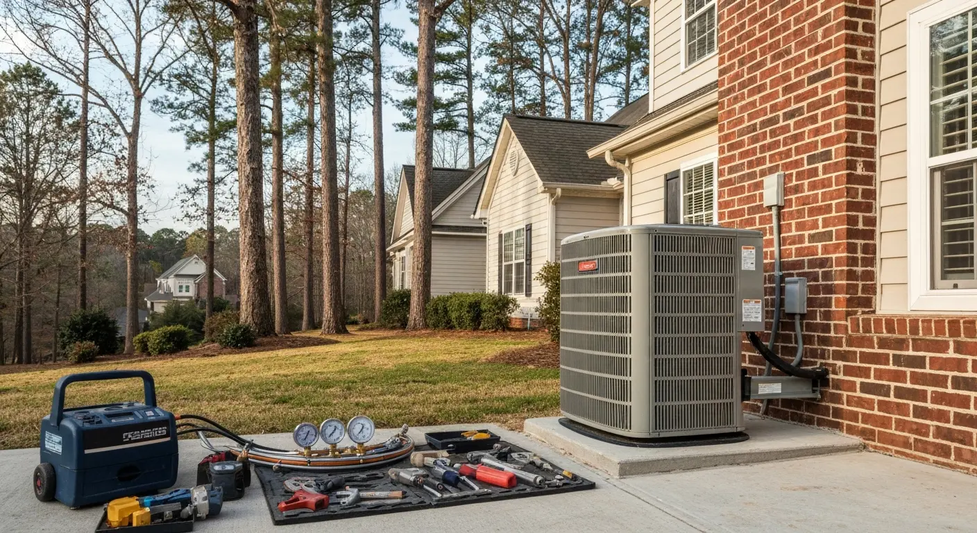 AC installation in Alpharetta