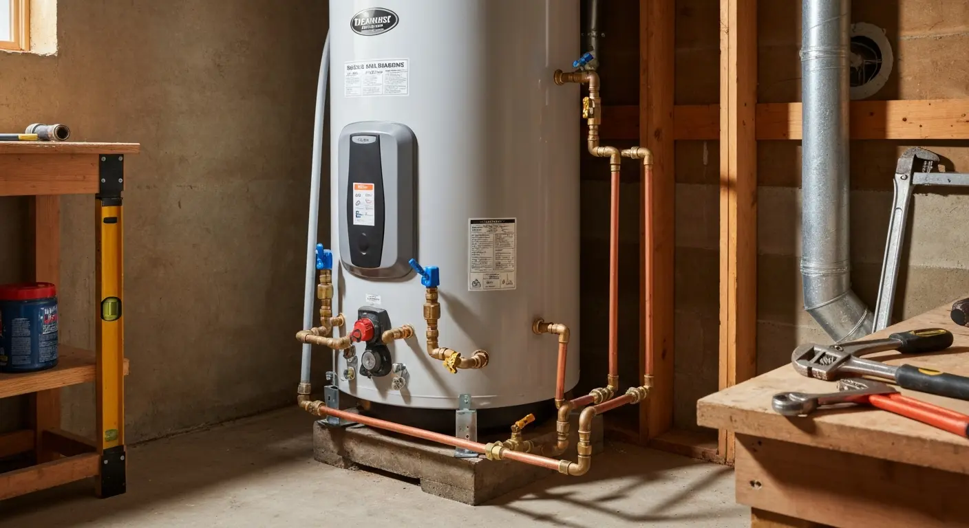 Water heater installation