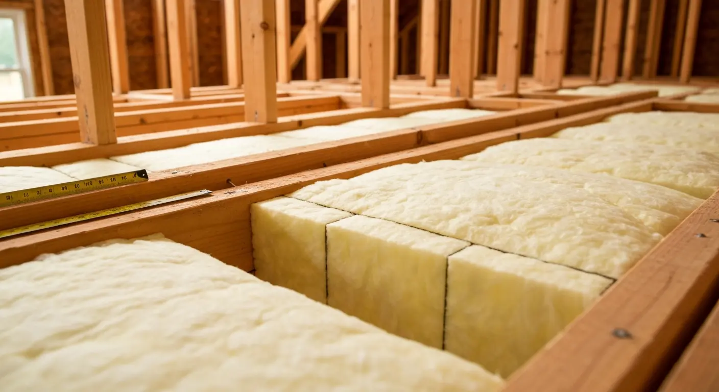 Fiberglass batt insulation