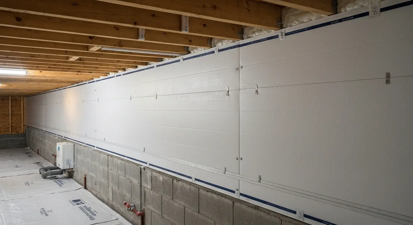 Crawl space insulation