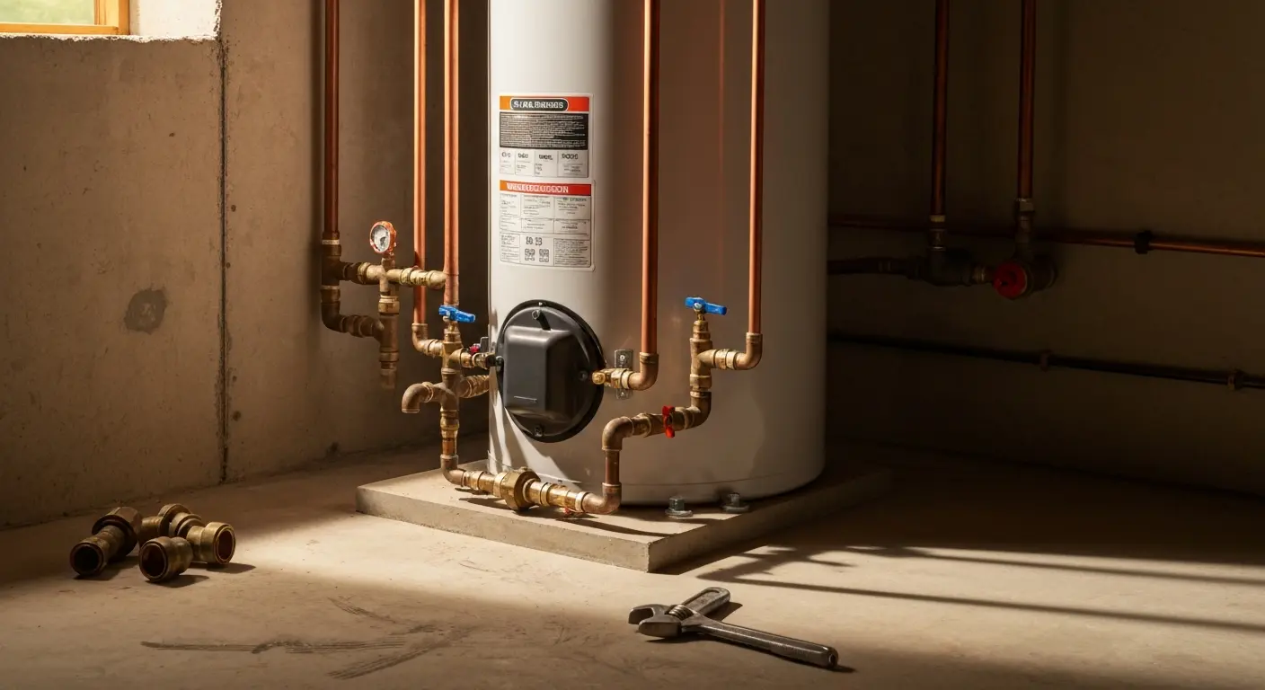 Water heater installation