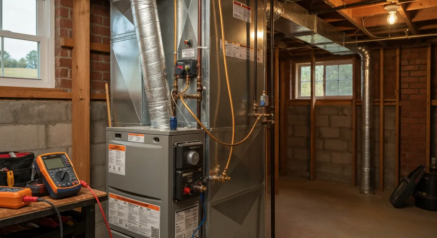 Heating system repair