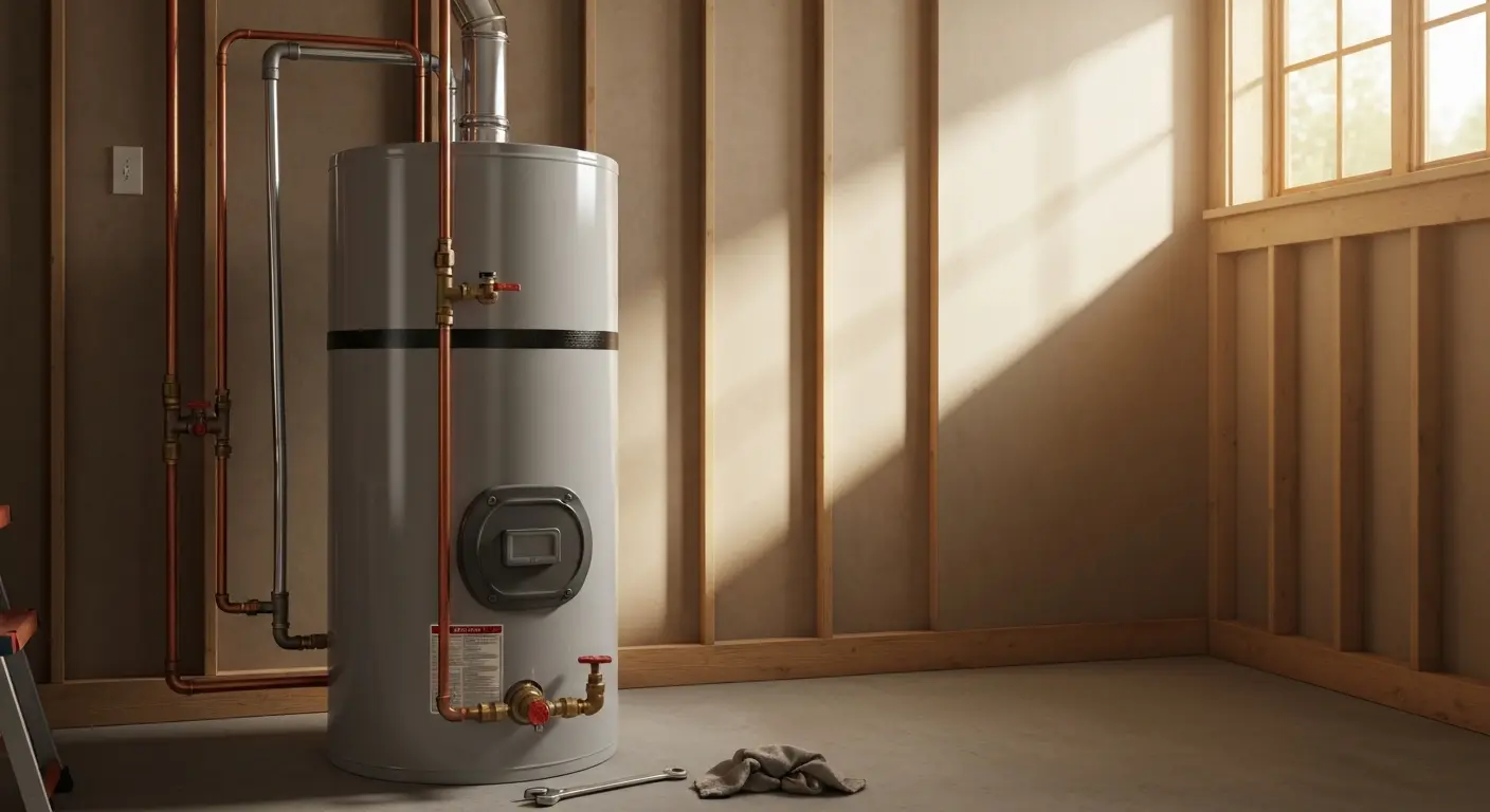 Tank water heater installation in Duluth